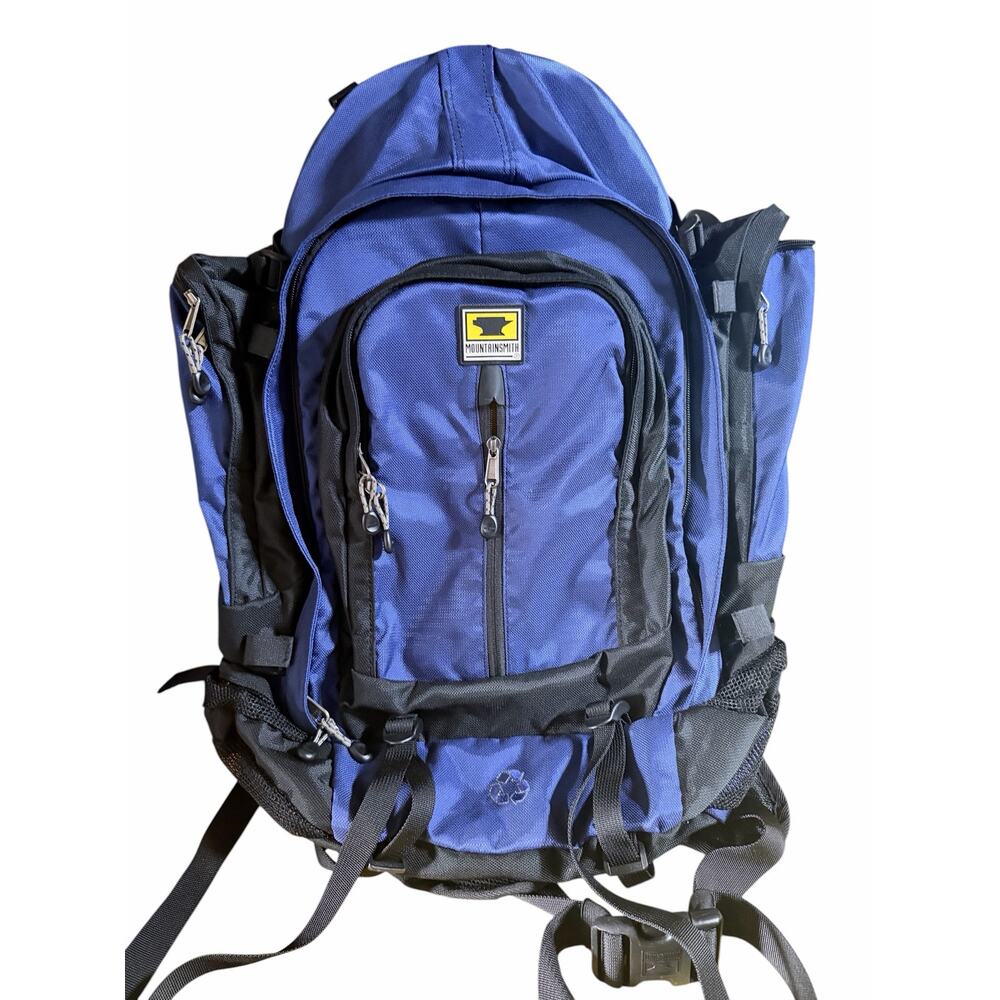 Mountainsmith Technical Backpack - Blue Rugged Hiking Daypack - EUC